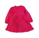 A Pink Long Sleeve Dresses from Jacadi in size 10Y for girl. (Back View)