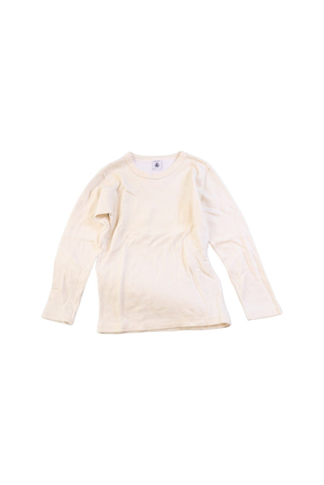 A White Long Sleeve Tops from Petit Bateau in size 8Y for boy. (Front View)