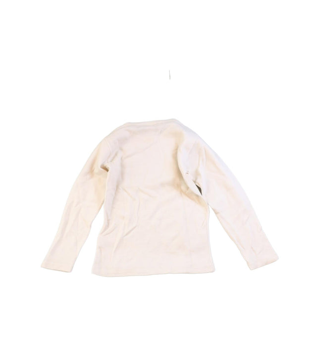 A White Long Sleeve Tops from Petit Bateau in size 8Y for boy. (Back View)