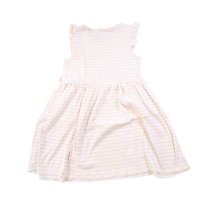 A Pink Sleeveless Dresses from Petit Bateau in size 8Y for girl. (Back View)