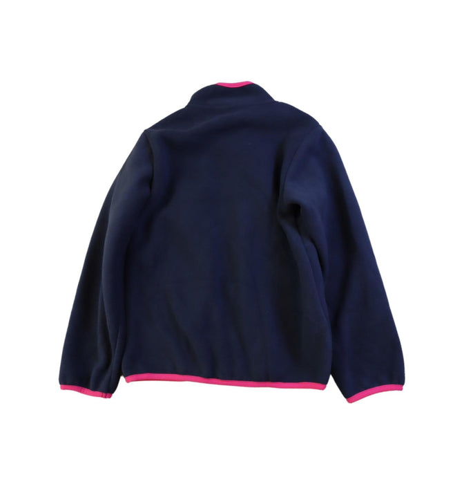 A Navy Lightweight Jackets from Nautica in size 10Y for girl. (Back View)