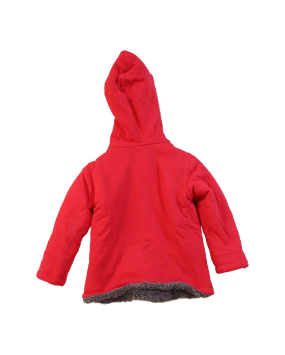 A Red Lightweight Jackets from La Compagnie des Petits in size 3T for girl. (Back View)