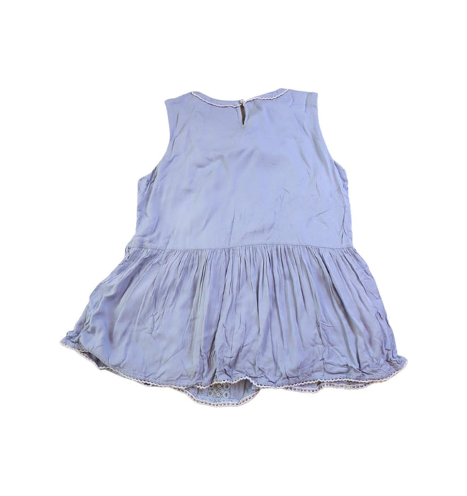 A Blue Sleeveless Tops from Chickeeduck in size 14Y for girl. (Back View)