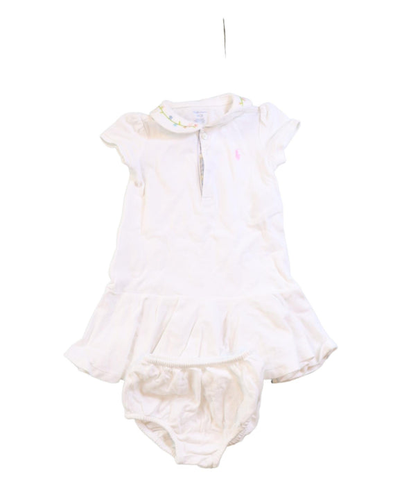 A White Dress Sets from Ralph Lauren in size 12-18M for girl. (Front View)
