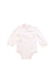 A White Bodysuits from Ralph Lauren in size 12-18M for girl. (Front View)