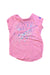 A Pink Short Sleeve T Shirts from Nike in size 2T for girl. (Front View)