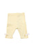 A Yellow Leggings from Petit Main in size 18-24M for girl. (Front View)