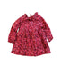 A Red Long Sleeve Dresses from Jacadi in size 18-24M for girl. (Front View)