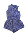 A Blue Sleeveless Rompers from Ralph Lauren in size 6-12M for girl. (Back View)