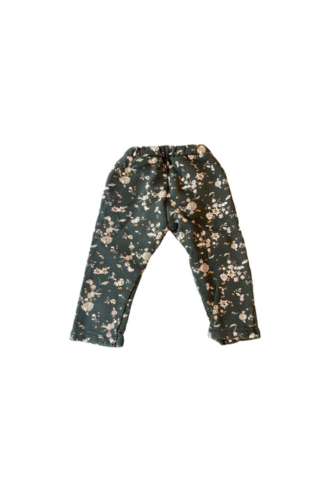 A Green Sweatpants from Petit Bateau in size 2T for girl. (Back View)