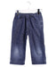 A Blue Jeans from Miki House in size 4T for boy. (Front View)