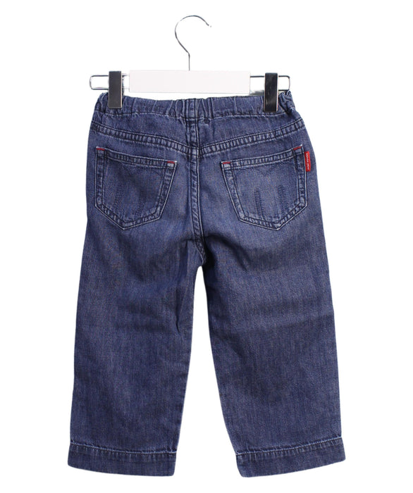 A Blue Jeans from Miki House in size 4T for boy. (Back View)