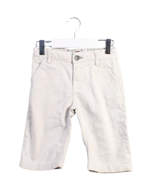 A White Shorts from Little Marc Jacobs in size 6T for boy. (Front View)