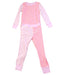 A Pink Pyjama Sets from Crewcuts in size 4T for girl. (Front View)