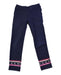 A Blue Leggings from Crewcuts in size 6T for girl. (Front View)