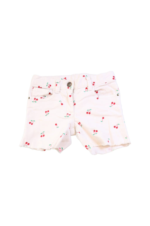 A White Shorts from Crewcuts in size 4T for girl. (Front View)