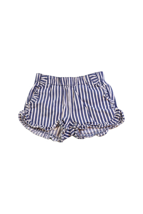 A Blue Shorts from Crewcuts in size 3T for girl. (Front View)