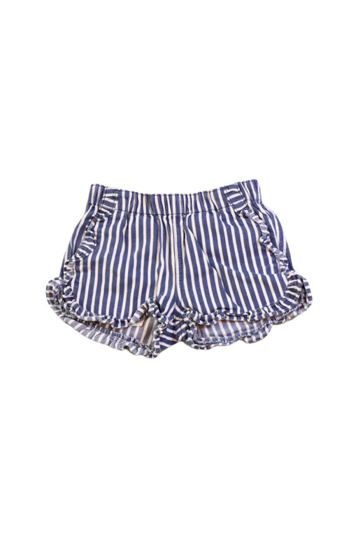 A Blue Shorts from Crewcuts in size 3T for girl. (Front View)