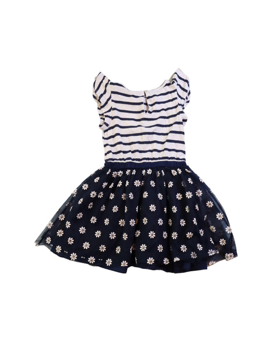A Navy Sleeveless Dresses from Crewcuts in size 4T for girl. (Back View)