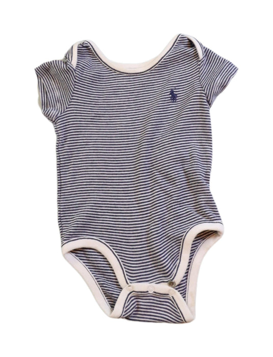 A Navy Bodysuits from Ralph Lauren in size 0-3M for boy. (Front View)