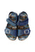 A Navy Sandals from Geox in size 5T for boy. (Back View)