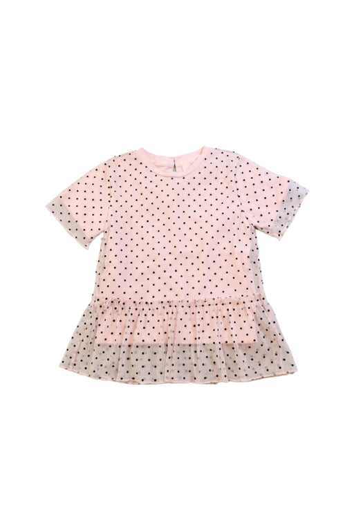 A Pink Short Sleeve Tops from Baker by Ted Baker in size 5T for girl. (Front View)