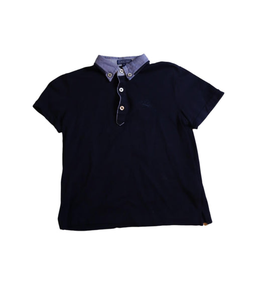 A Navy Short Sleeve Polos from Nicholas & Bears in size 6T for boy. (Front View)