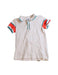 A White Short Sleeve Polos from Jacadi in size 6T for boy. (Front View)