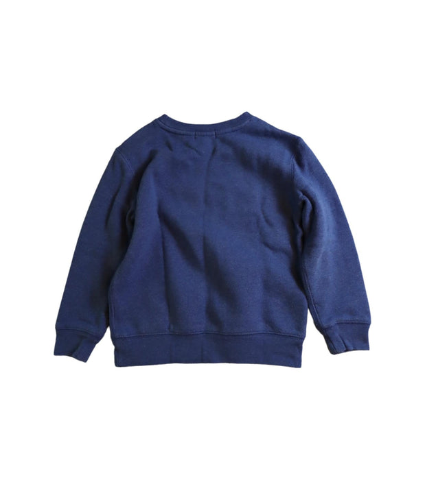 A Blue Sweatshirts from Polo Ralph Lauren in size 5T for boy. (Back View)