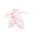 A White Long Sleeve Rompers from Mides in size 0-3M for girl. (Front View)