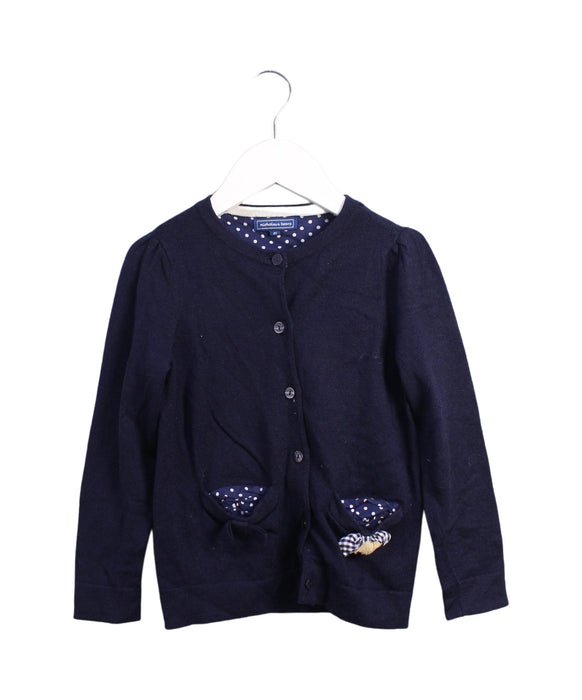 A Blue Cardigans from Nicholas & Bears in size 4T for girl. (Front View)