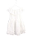 A White Short Sleeve Dresses from Gingersnaps in size 8Y for girl. (Front View)