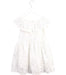 A White Short Sleeve Dresses from Gingersnaps in size 8Y for girl. (Back View)