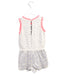 A White Rompers from Gingersnaps in size 6T for girl. (Back View)