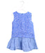 A Blue Sleeveless Dresses from Charabia in size 4T for girl. (Front View)