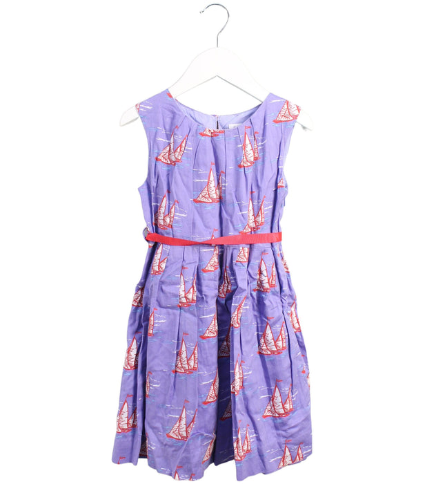 A Purple Sleeveless Dresses from Rachel Riley in size 5T for girl. (Front View)
