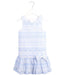 A Blue Sleeveless Dresses from Pippa & Julie in size 5T for girl. (Front View)