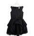 A Black Sleeveless Dresses from David Charles in size 7Y for girl. (Front View)