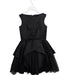 A Black Sleeveless Dresses from David Charles in size 7Y for girl. (Back View)