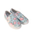 A Blue Slip Ons from Step2wo in size 6T for girl. (Front View)