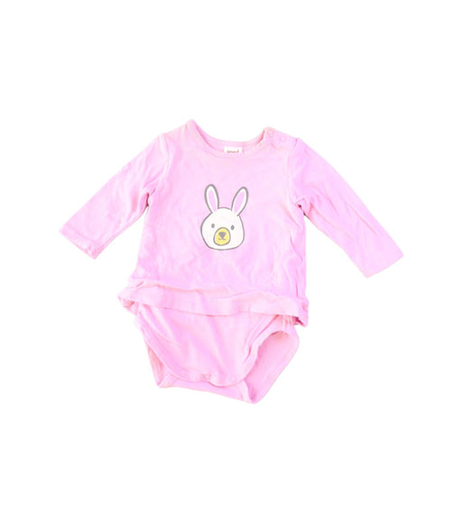 A Pink Bodysuits from Seed in size 0-3M for girl. (Front View)