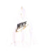 A White Hooded Sweatshirts from Nike in size 4T for girl. (Front View)