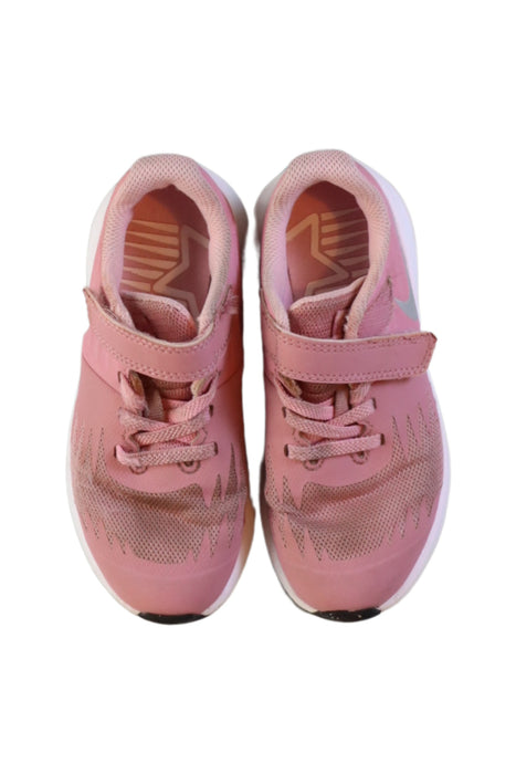 A Pink Sneakers from Nike in size 5T for girl. (Back View)