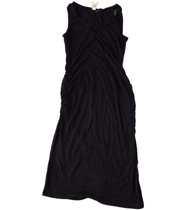 A Black Sleeveless Dresses from Seraphine in size S for maternity. (Front View)