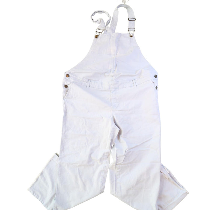 A Blue Long Overalls from Hatch in size L for maternity. (Front View)