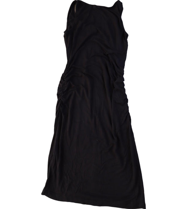 A Black Sleeveless Dresses from Seraphine in size S for maternity. (Back View)