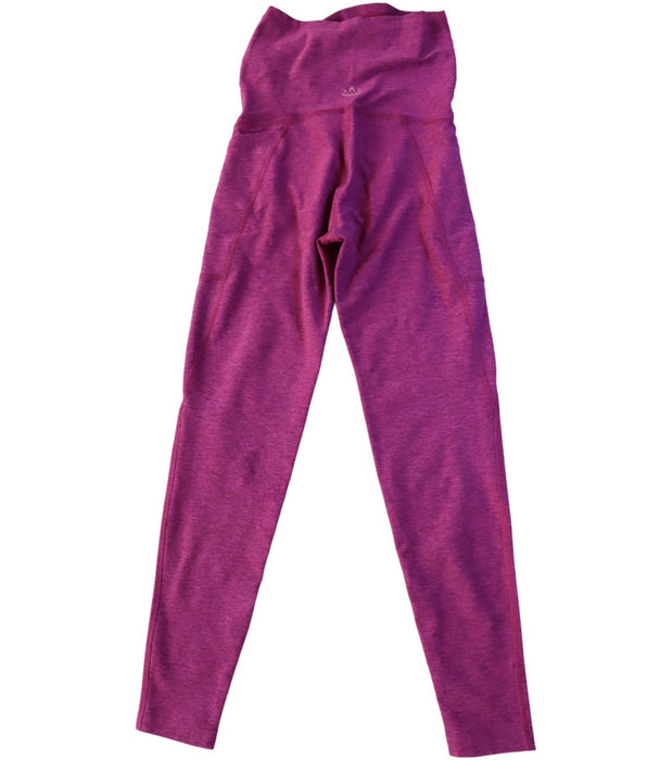 A Purple Active Pants from Beyond Yoga in size S for maternity. (Back View)