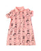 A Pink Short Sleeve Dresses from Lacoste in size 4T for girl. (Front View)