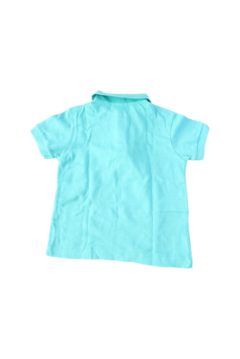 A Teal Short Sleeve Polos from Lacoste in size 3T for boy. (Back View)
