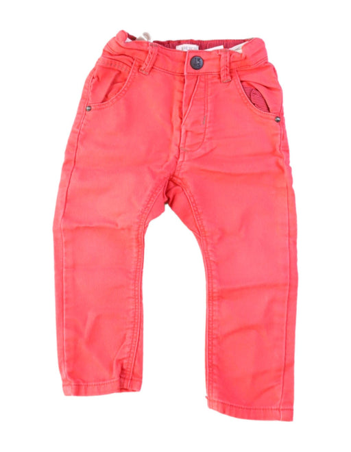 A Red Casual Pants from IKKS in size 2T for boy. (Front View)